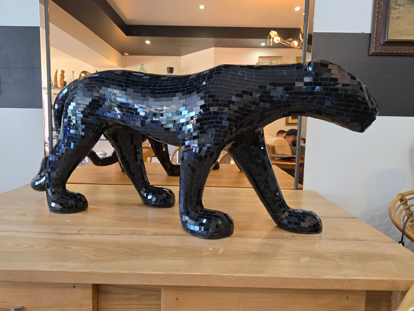 Black Disco panthère 115cm