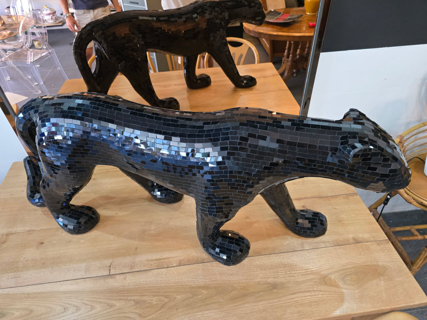 Black Disco panthère 115cm