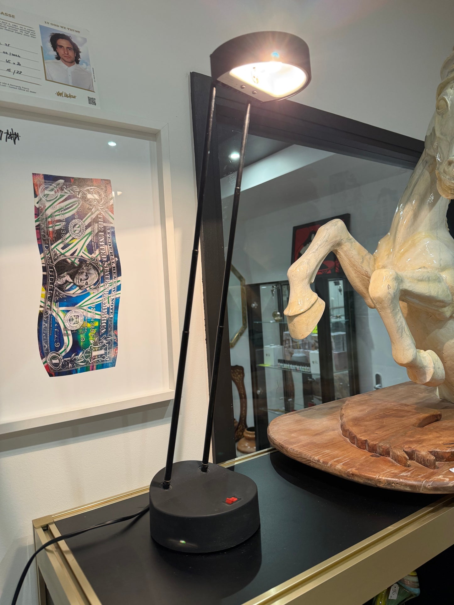 Lampe de bureau vintage – Design Stefano Cevoli (Italie)