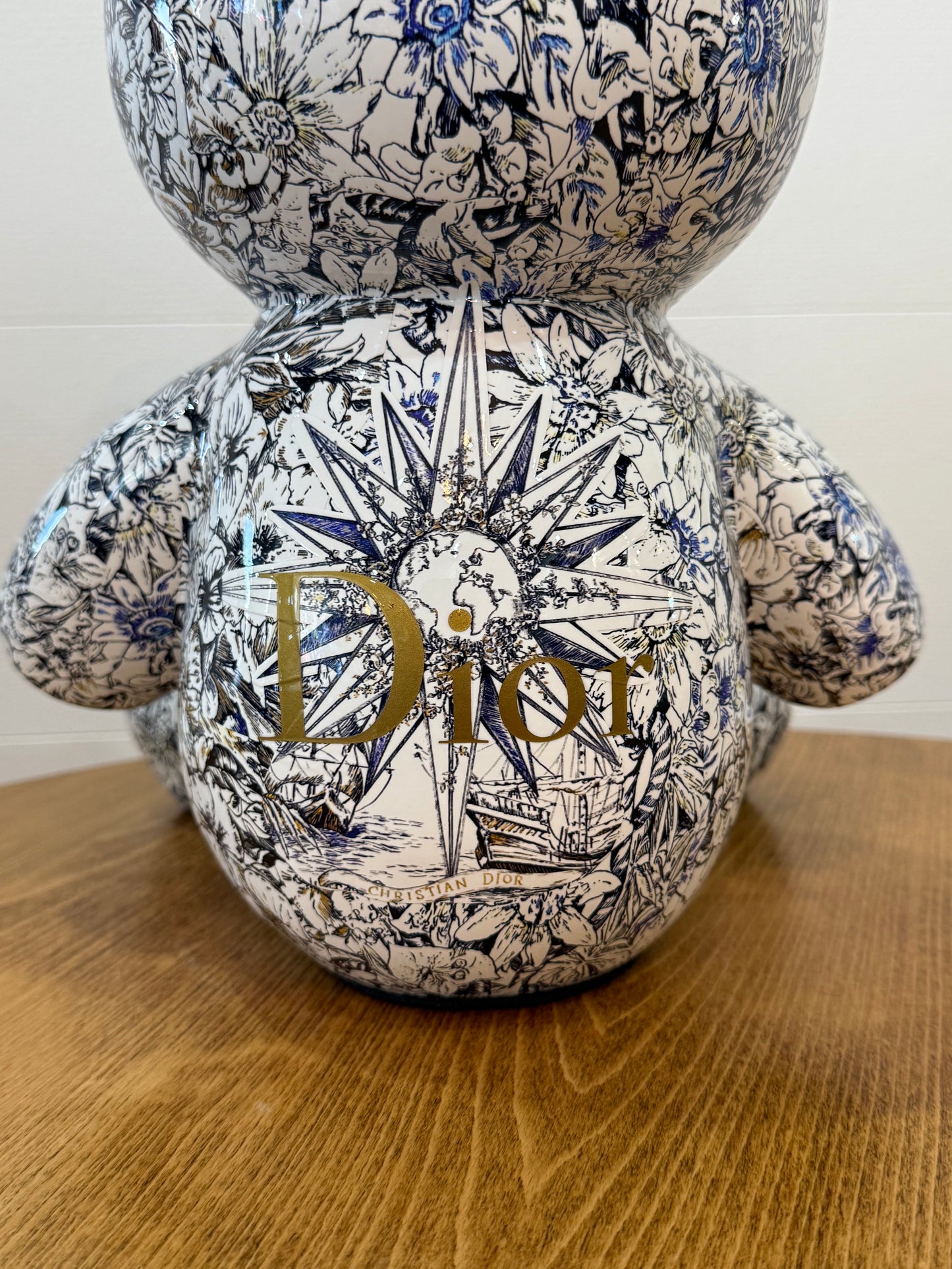 Teddy Bear Dior floral – Édition limitée 6/26 – 35 cm