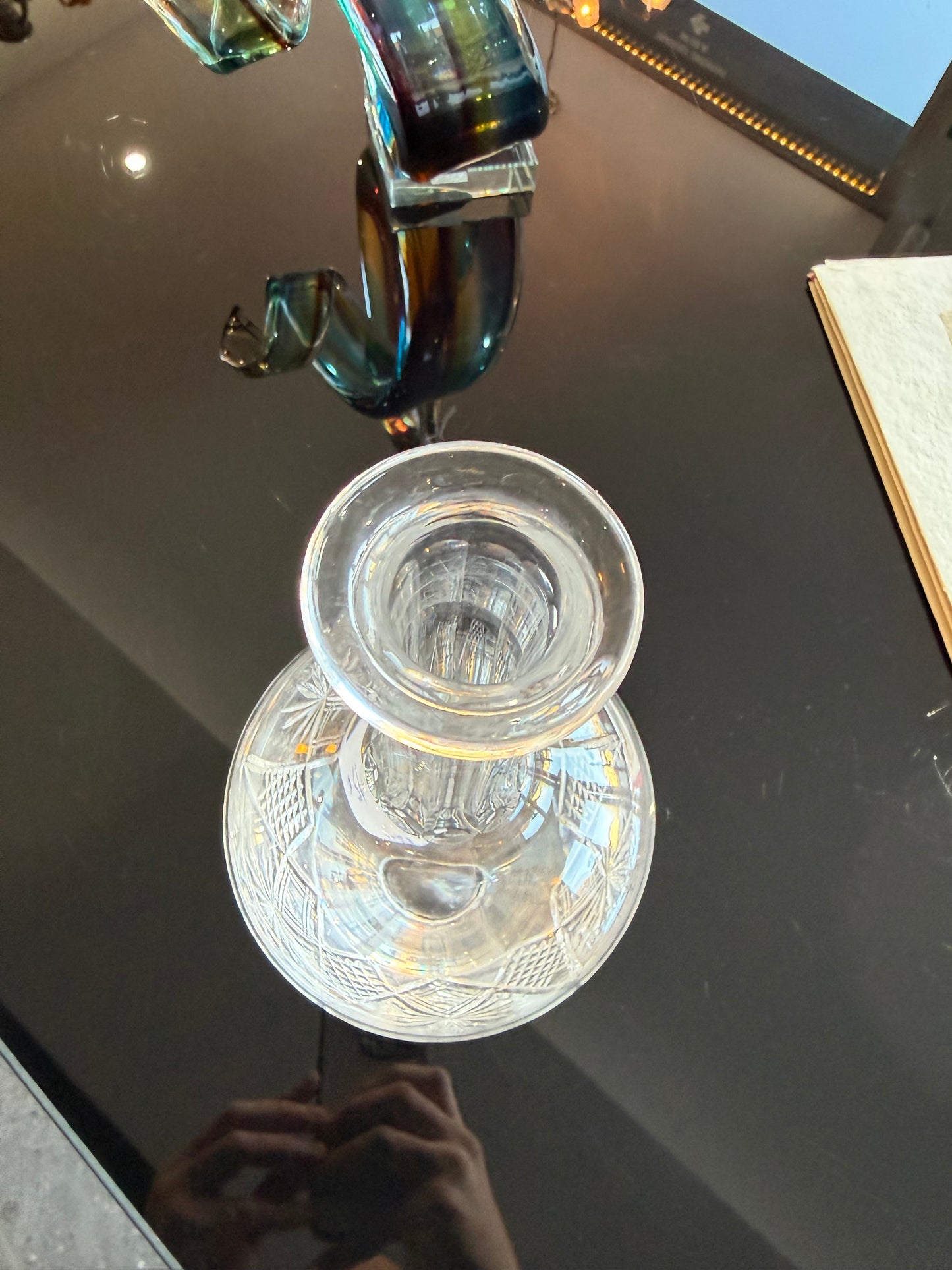Carafe en Cristal Taillé – 28 cm