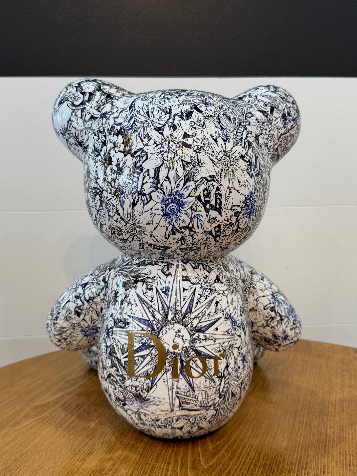 Teddy Bear Dior floral – Édition limitée 6/26 – 35 cm