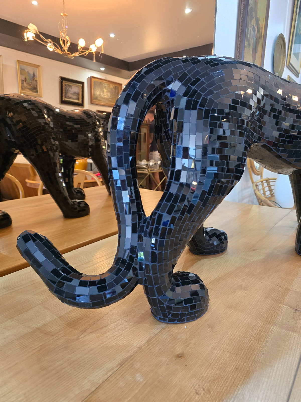 Black Disco panthère 115cm