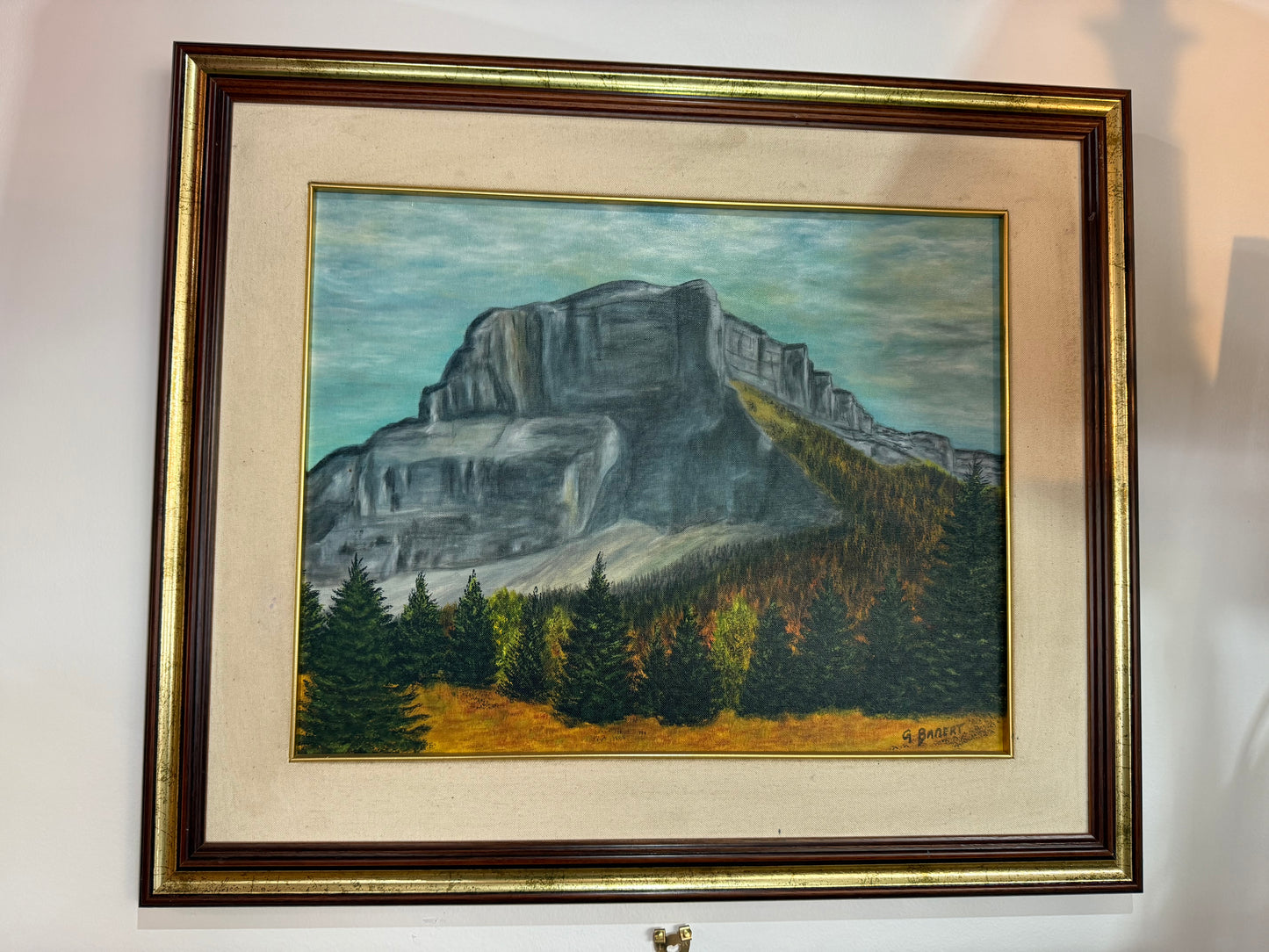 Tableau du granier signé g.banert
