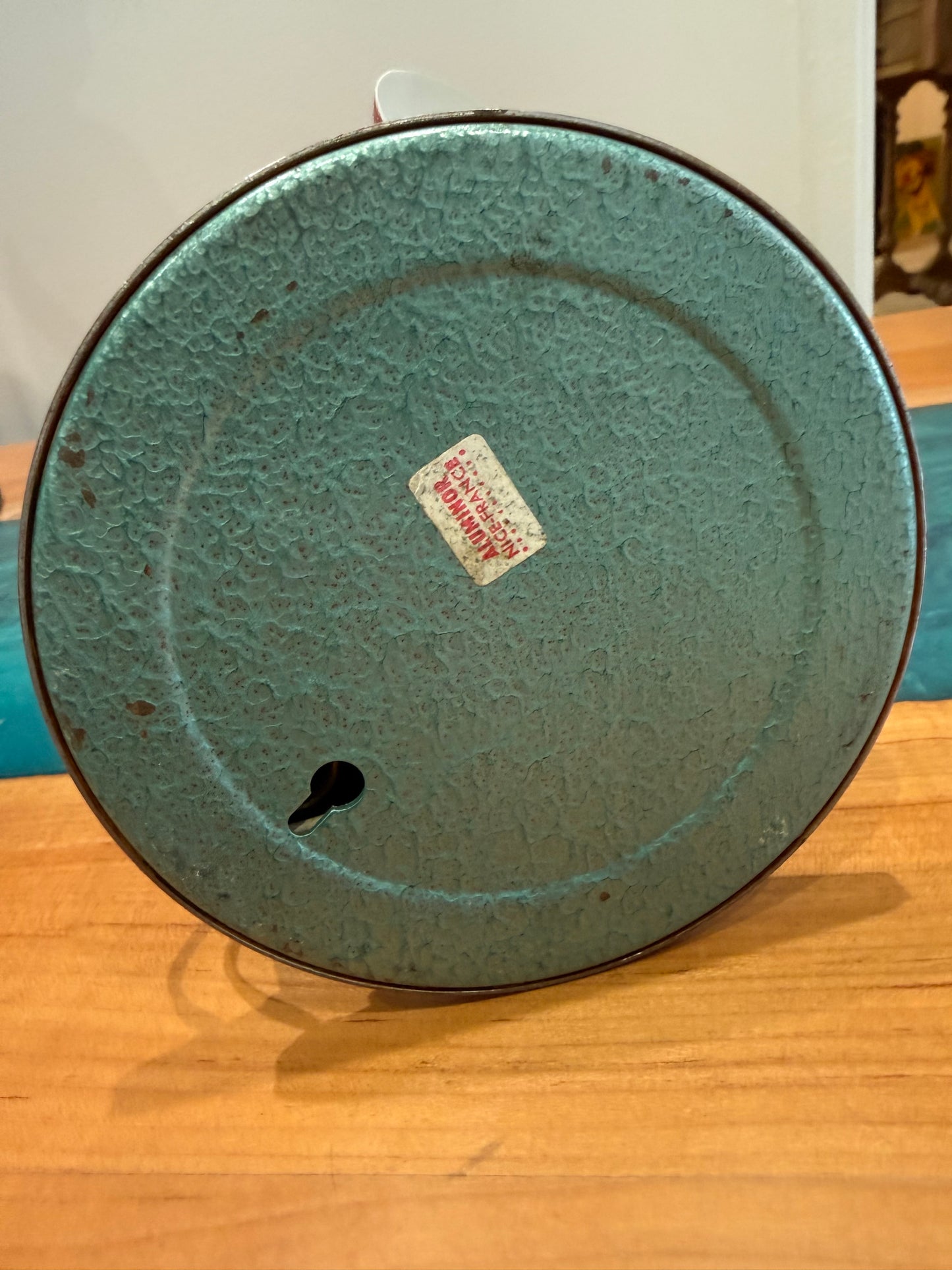 Lampe de bureau vintage Aluminor rouge – Design années 70