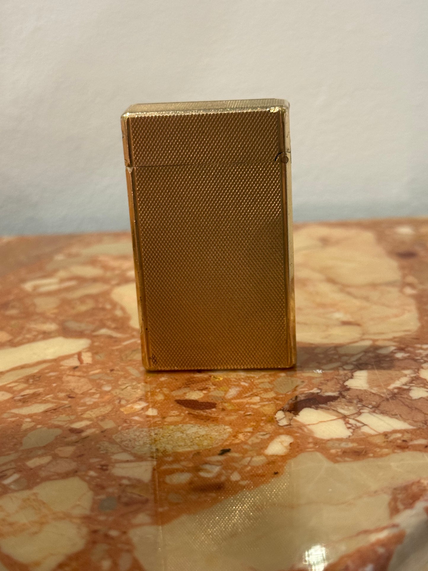Briquet vintage S.T. Dupont Paris plaqué or 20 microns – Réf. 014AAE