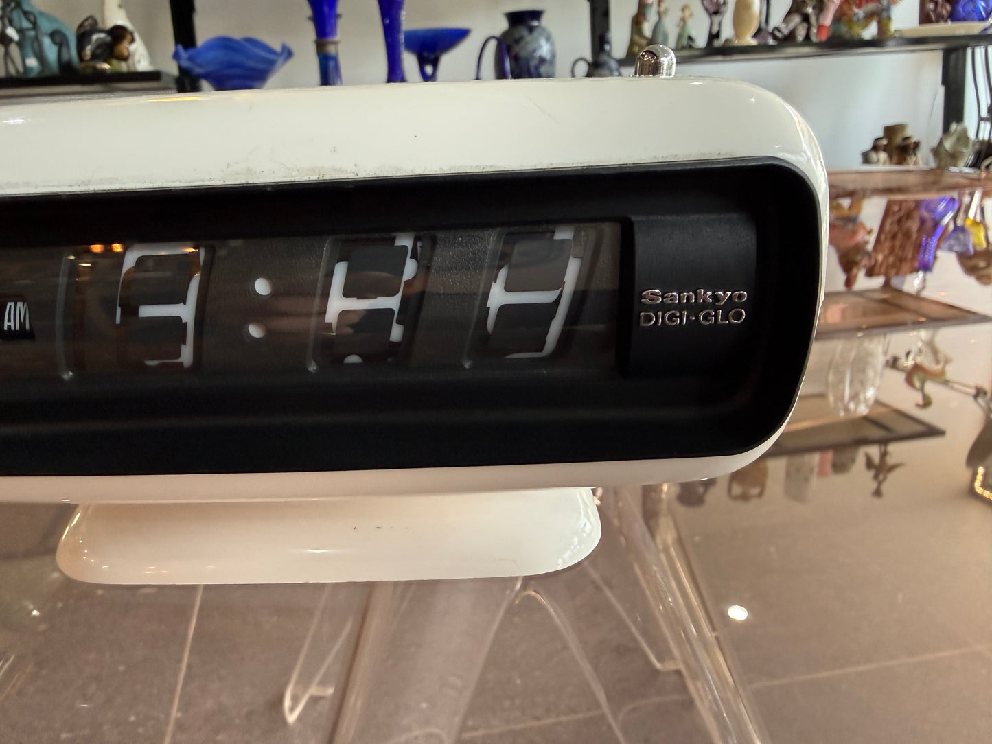 Horloge à palettes vintage Sankyo DIGI-GLO – Japon, années 1970