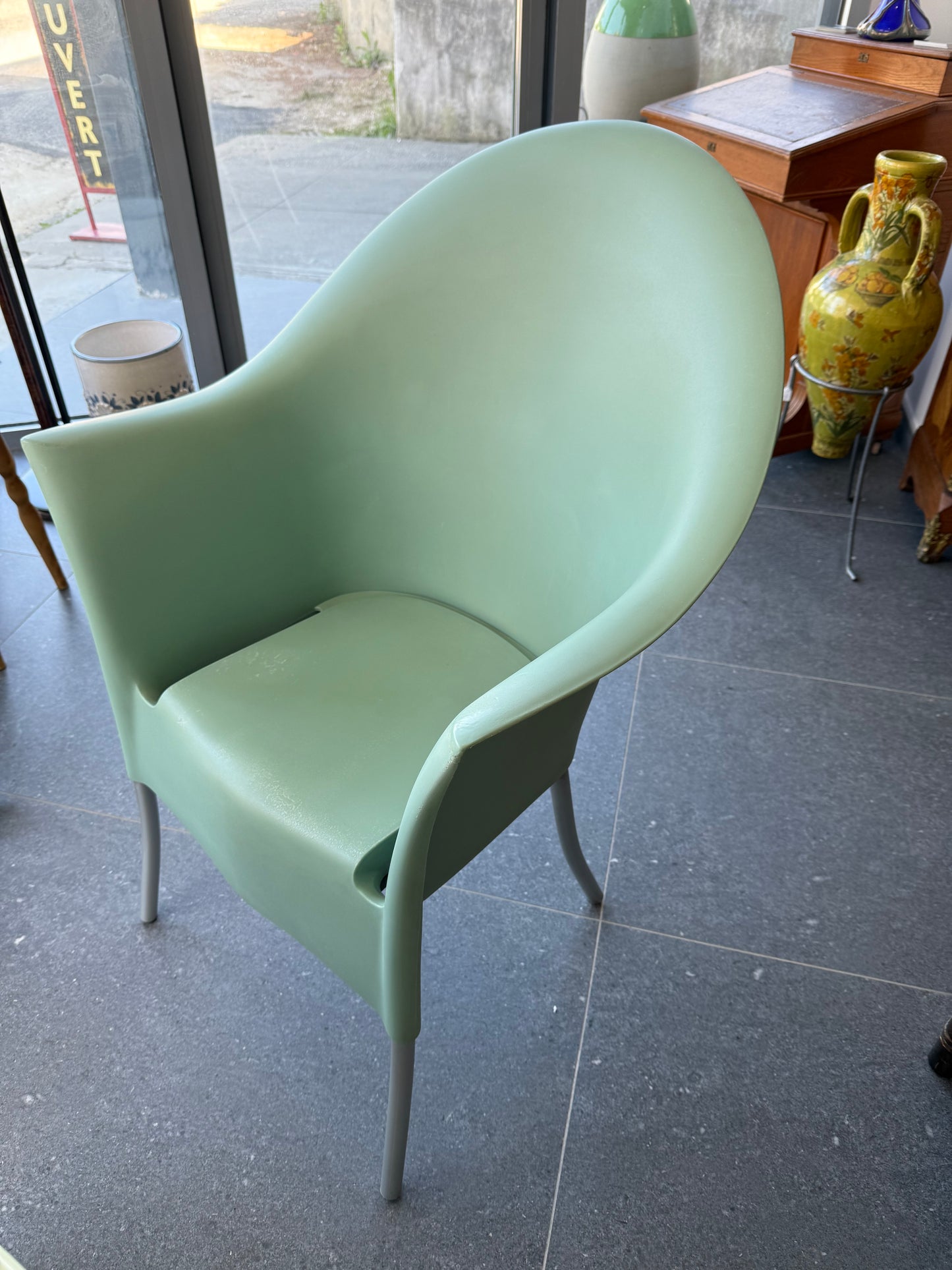 Fauteuil Lord YO by Philippe Starck pour Aleph / Kartell – vert céladon