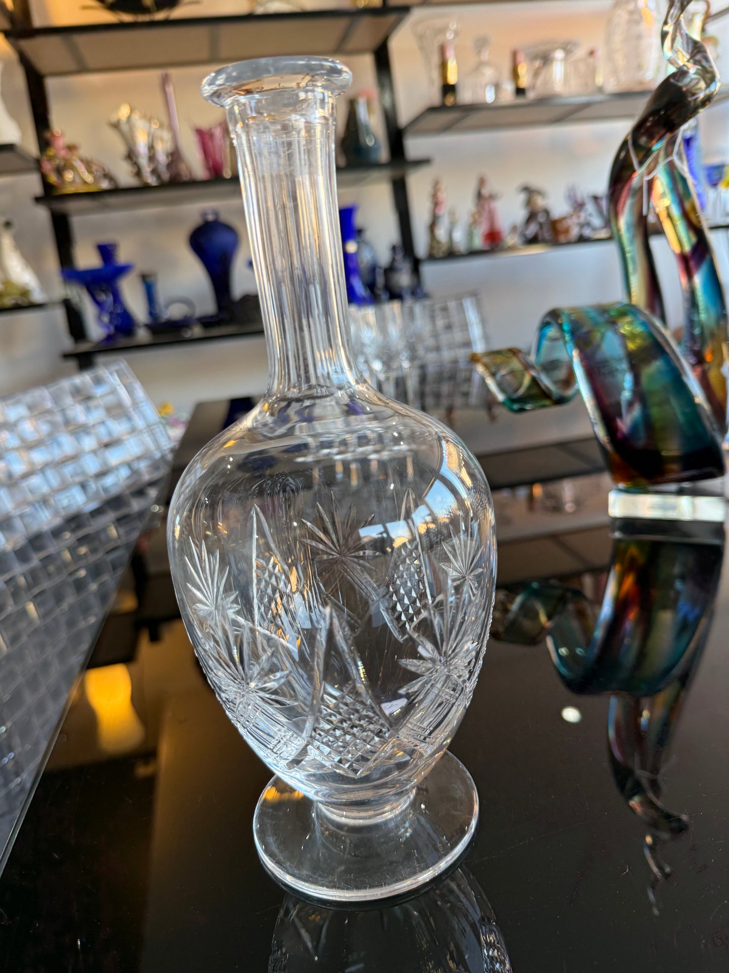 Carafe en Cristal Taillé – 28 cm