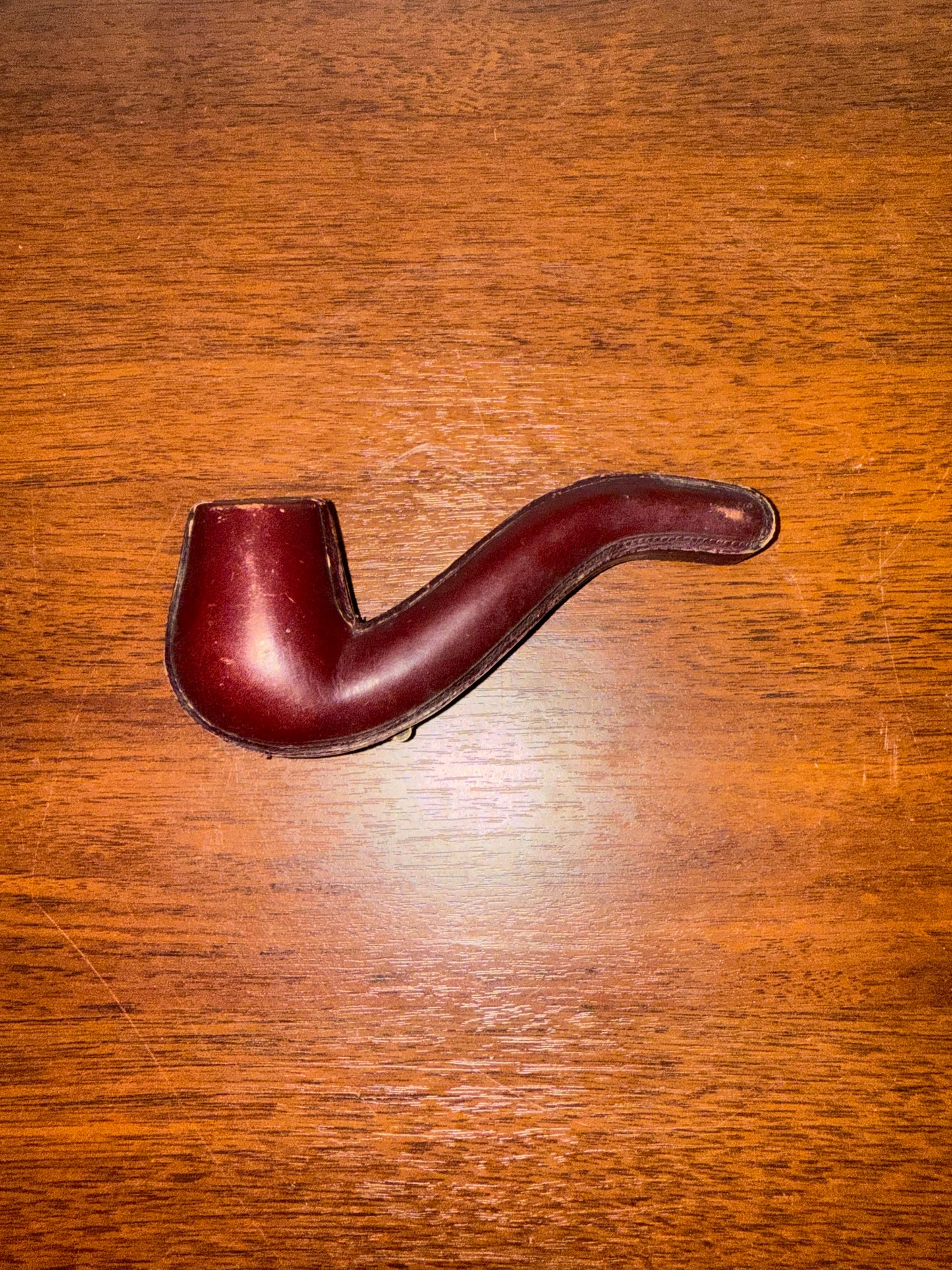 Pipe en Écume de Mer Sculptée - Étui d’Origine - J. Sommer à Paris