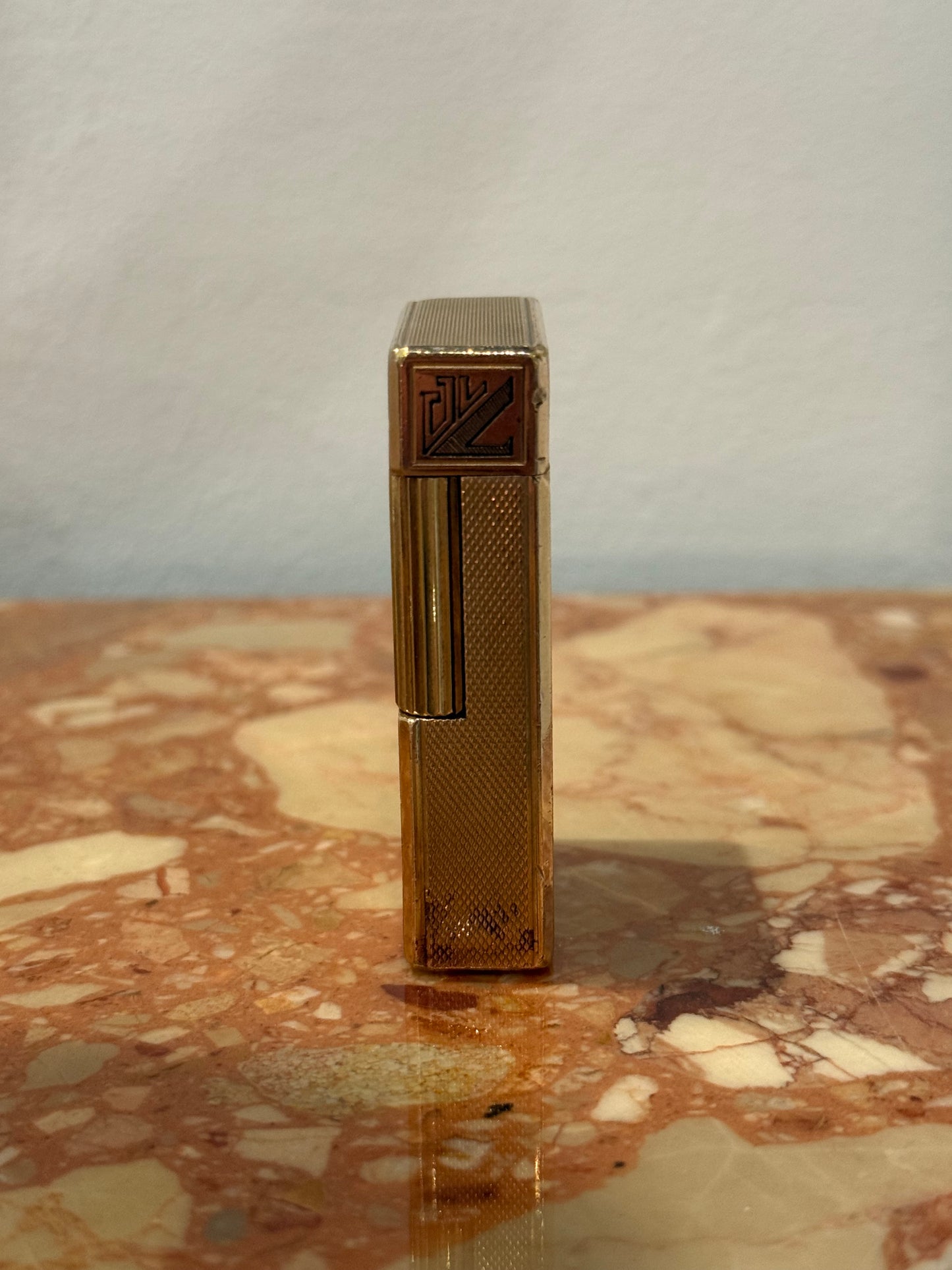Briquet vintage S.T. Dupont Paris plaqué or 20 microns – Réf. 014AAE