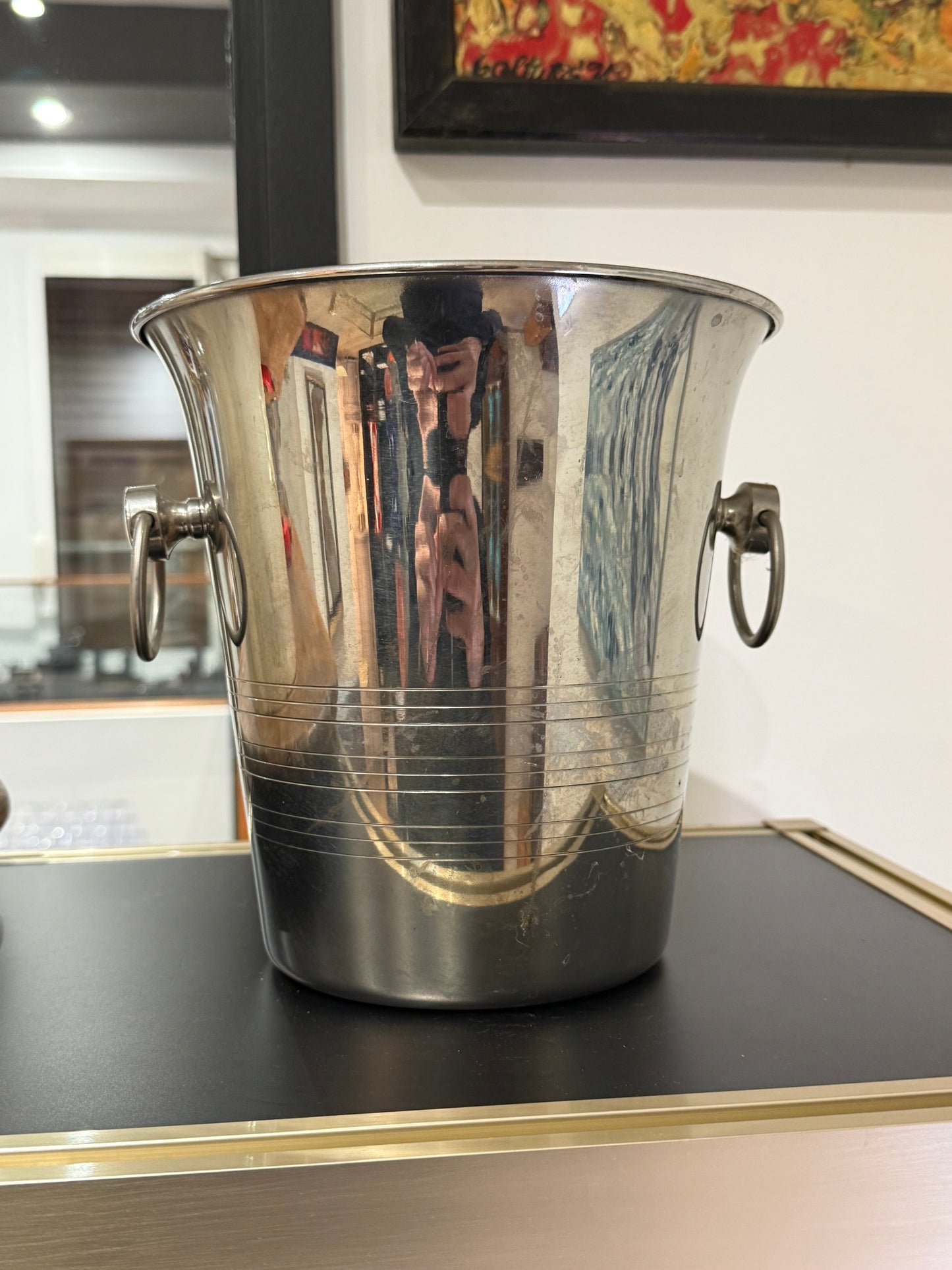 Seau à champagne en inox – Guy Degrenne
