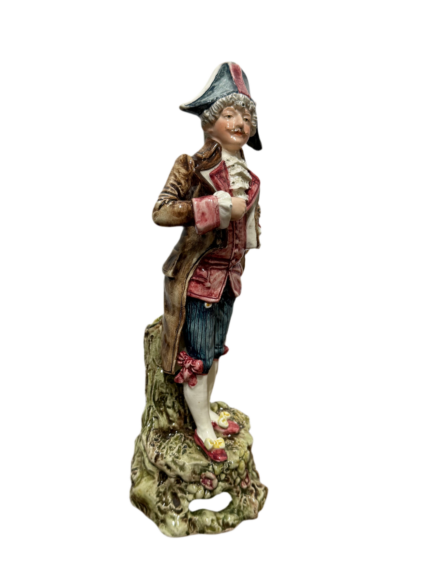 Statuette en Porcelaine d’Art - Personnage en Costume d’Époque (XIXe siècle)