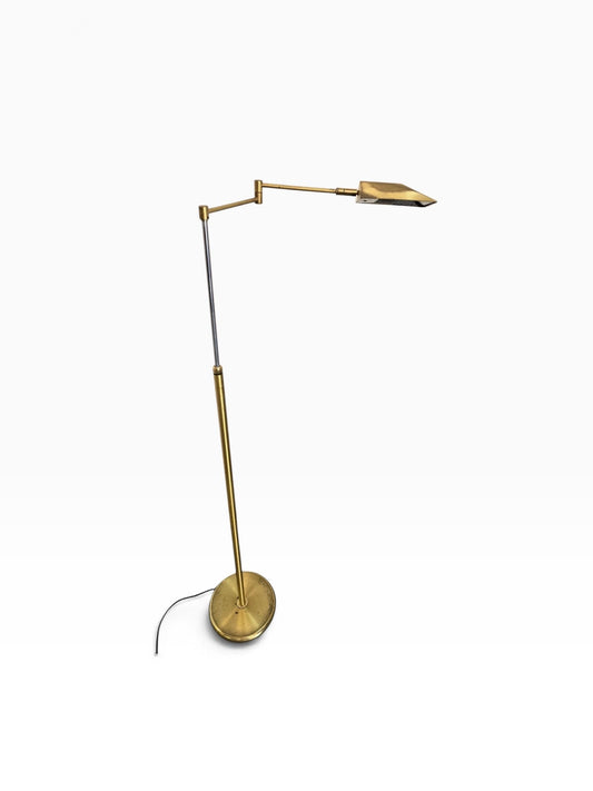 Liseuse italienne articulée en laiton – Tagliabue & Portonaro – années 1980-1990