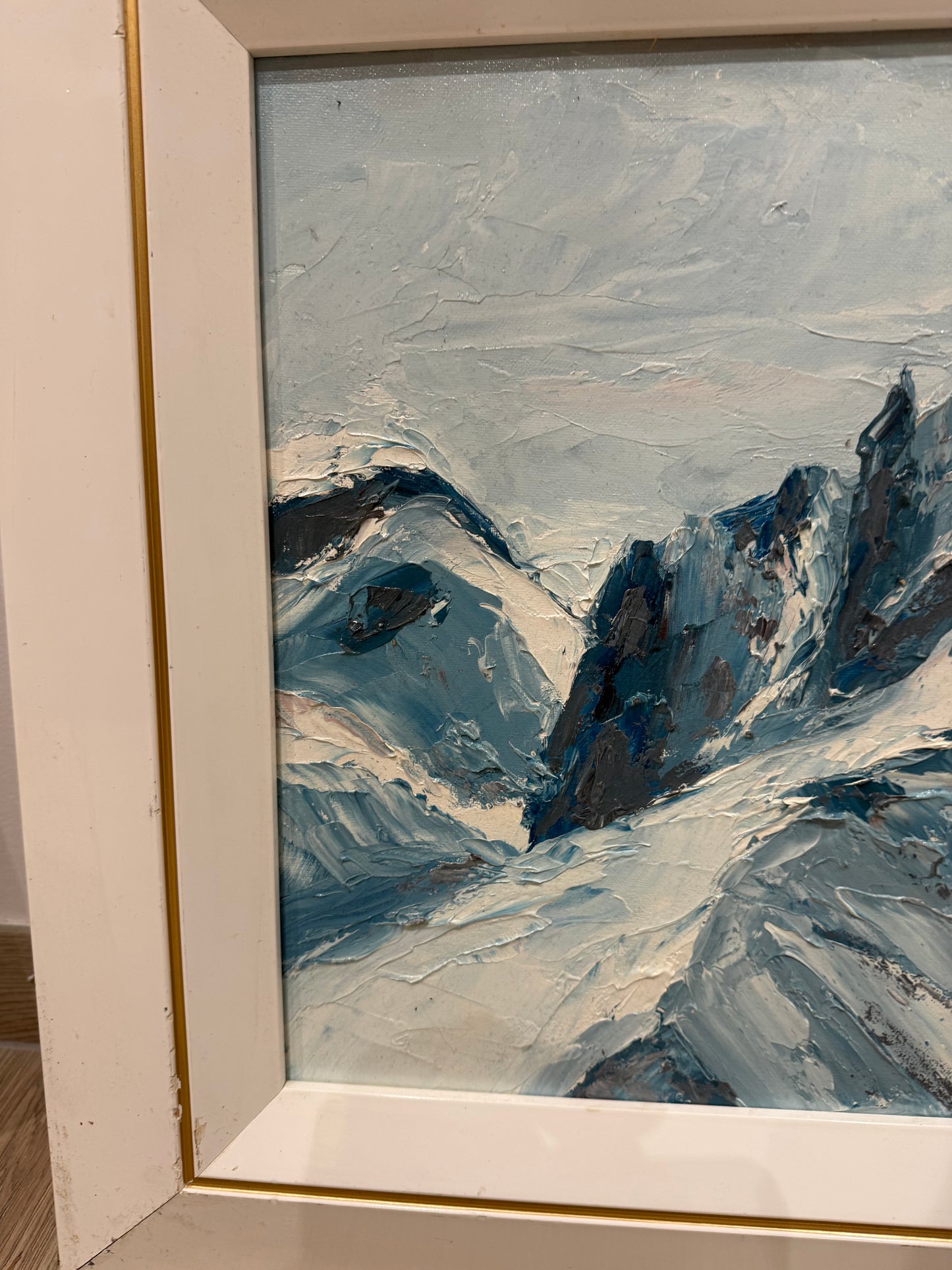 Tableau – “Aiguille du Midi, Chamonix” – Bernard Vincent - 46x39