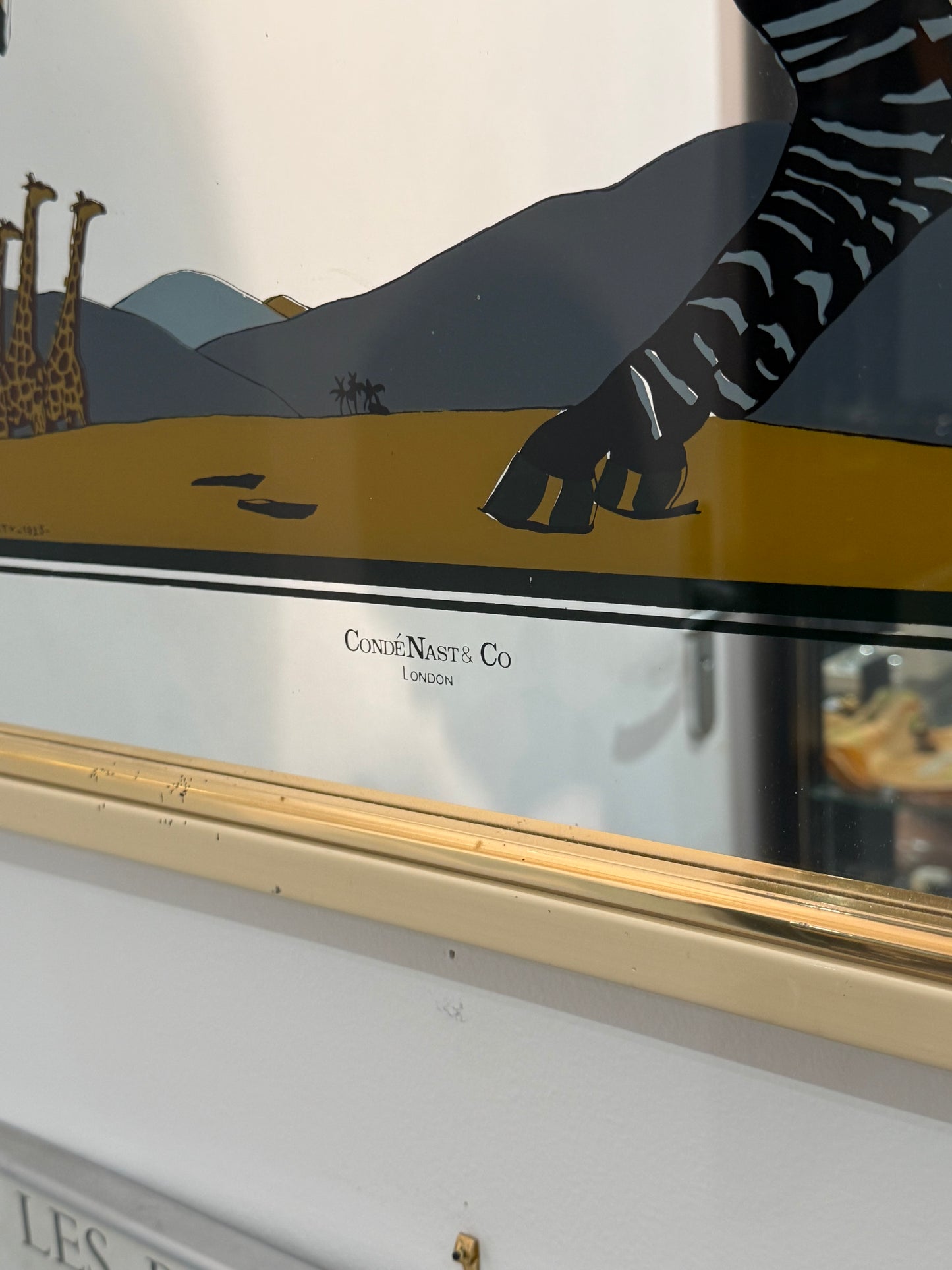 Miroir décoratif Vogue Art Déco – Illustration A.E. Marty, 1925 – Condé Nast London