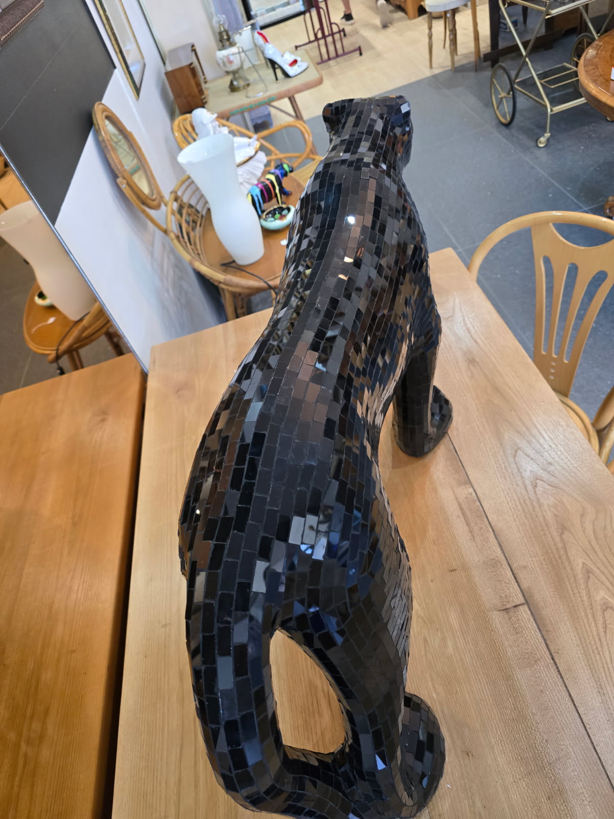 Black Disco panthère 115cm
