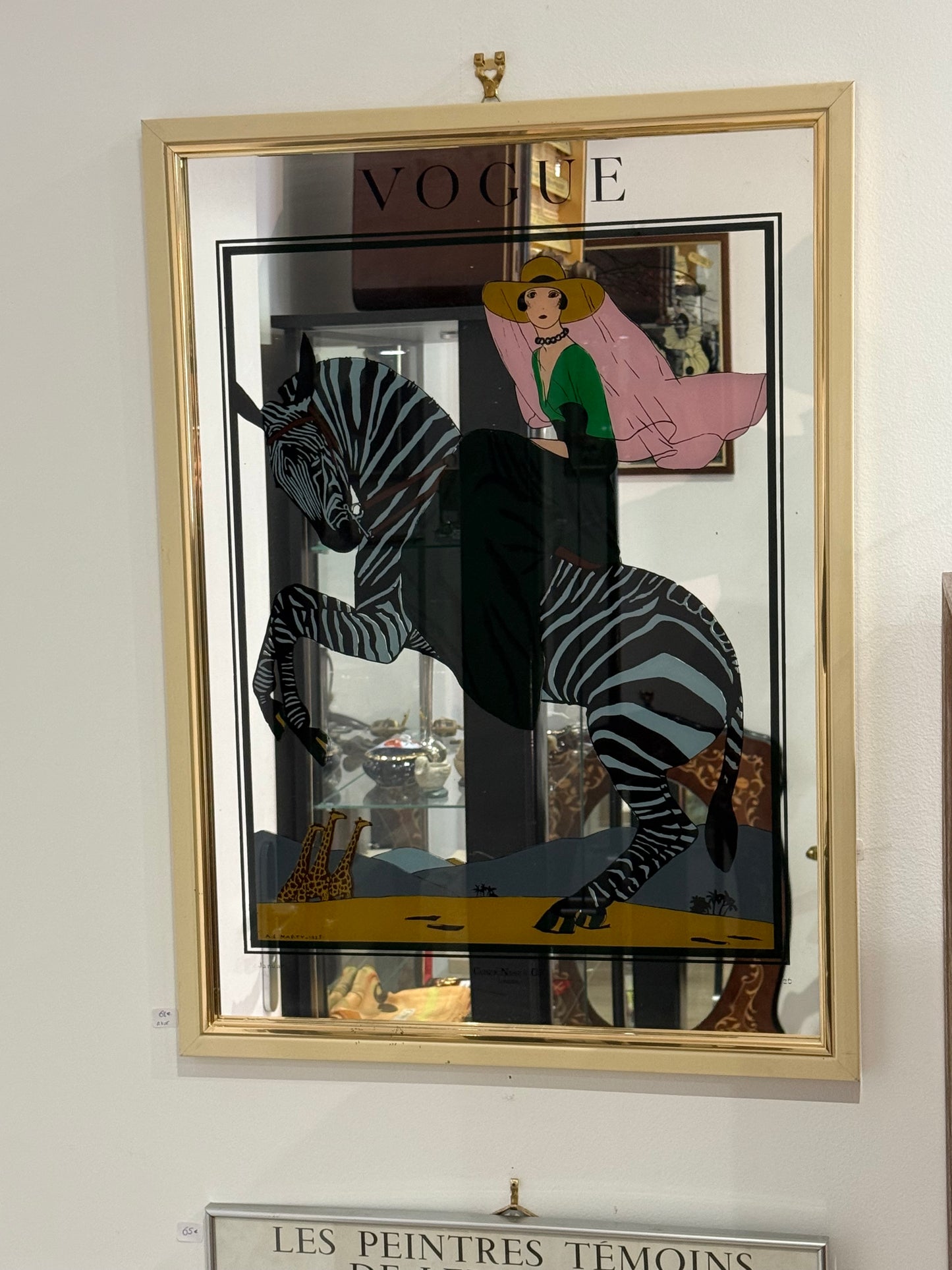 Miroir décoratif Vogue Art Déco – Illustration A.E. Marty, 1925 – Condé Nast London