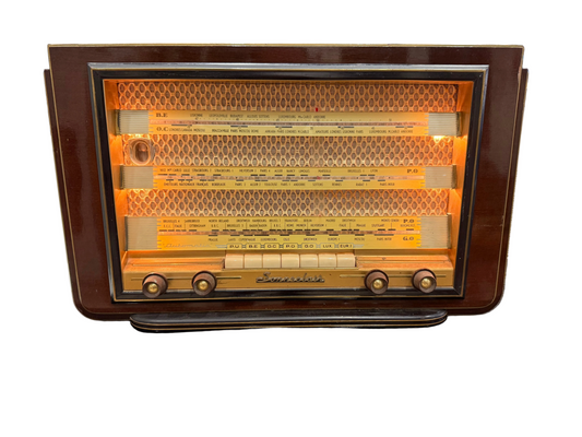 Radio TSF vintage SONNECLAIR à lampes – Multibandes – France – Années 1950