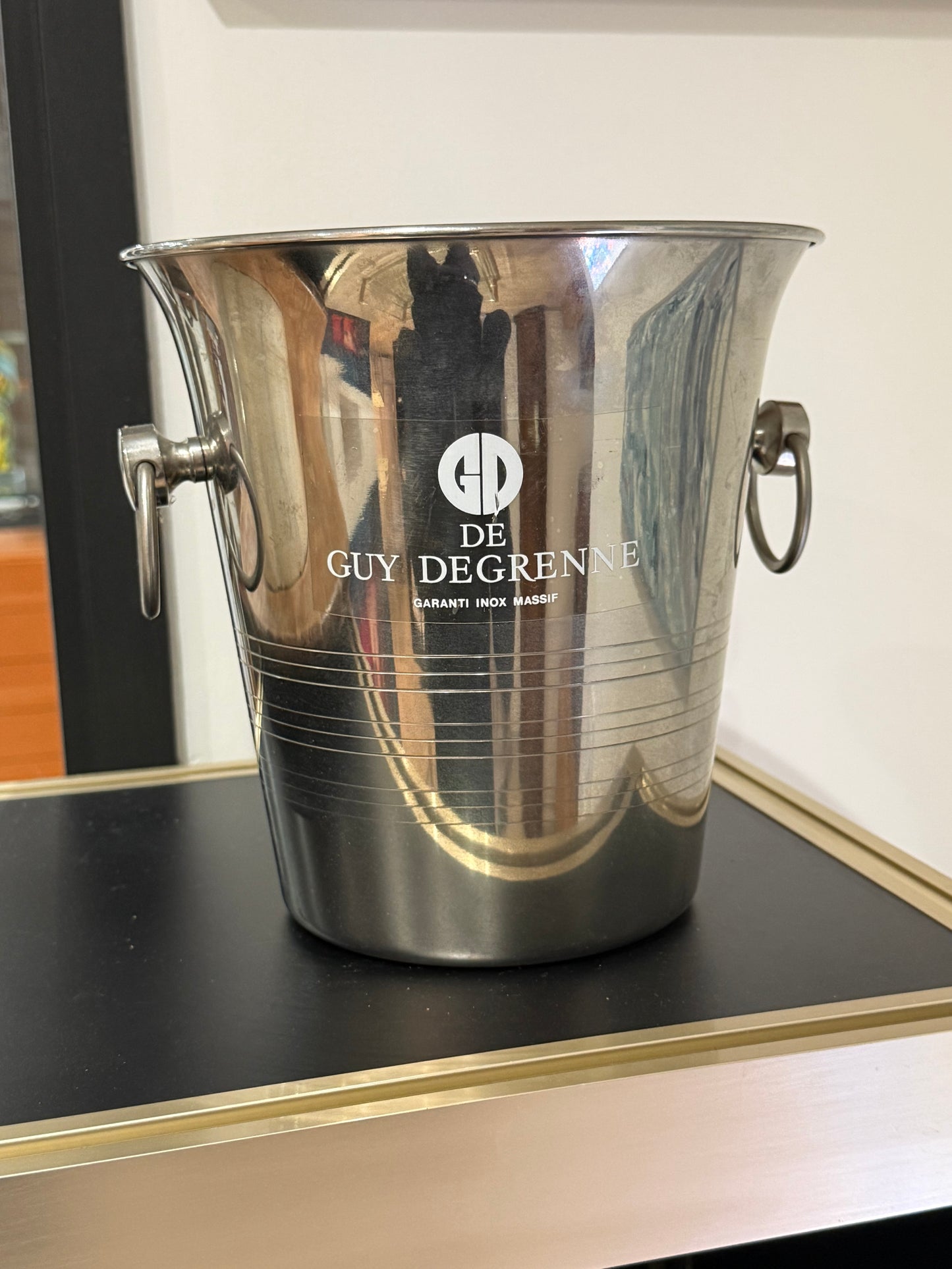 Seau à champagne en inox – Guy Degrenne