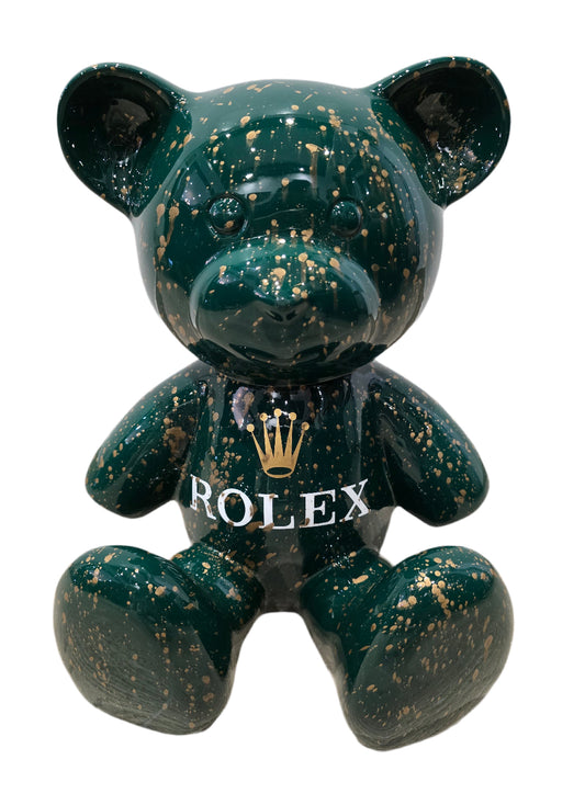 Teddy Bear Rolex – Édition Limitée 11/26 – 35 cm – Art Pop Luxe