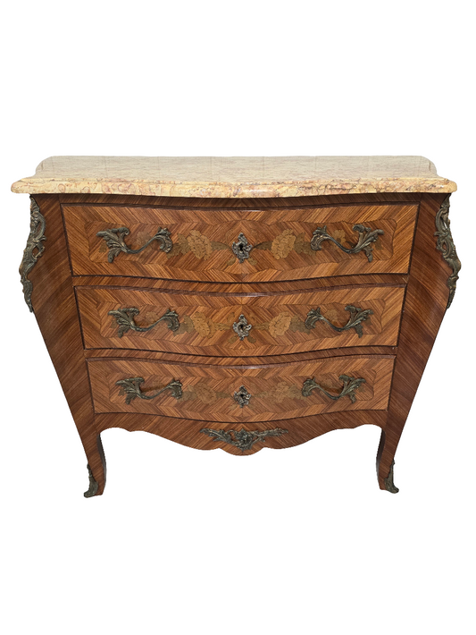Commode louis XV bois de rose
