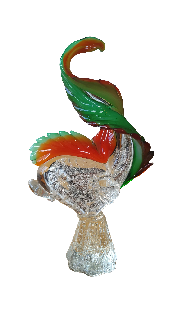 Dauphin en verre soufflé