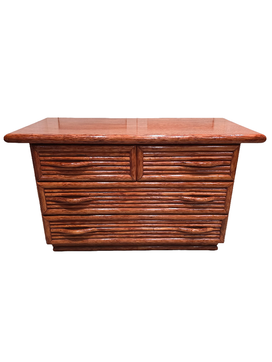 Commode en rotin 'Maugrion'