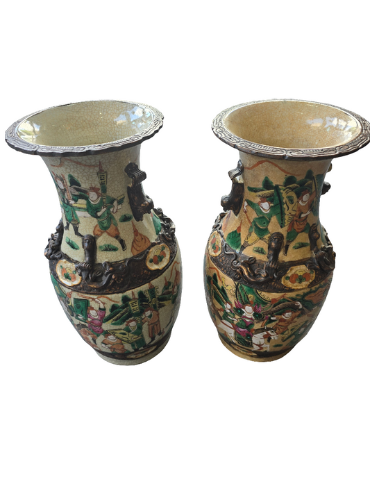 Paire de vase de Nankin