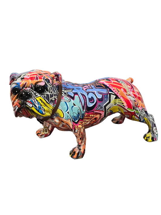 Bulldog street art