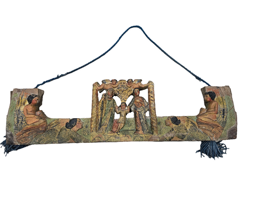 Joue de bœuf sculpté ancienne