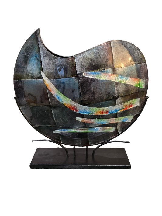 Grand vase glassart deco