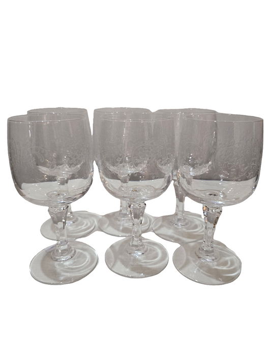 Verres à vin cristal