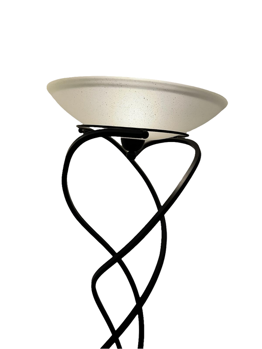 Lampe sur pied fer forgé