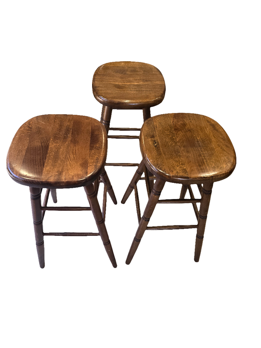 Tabouret bistrot bois massif