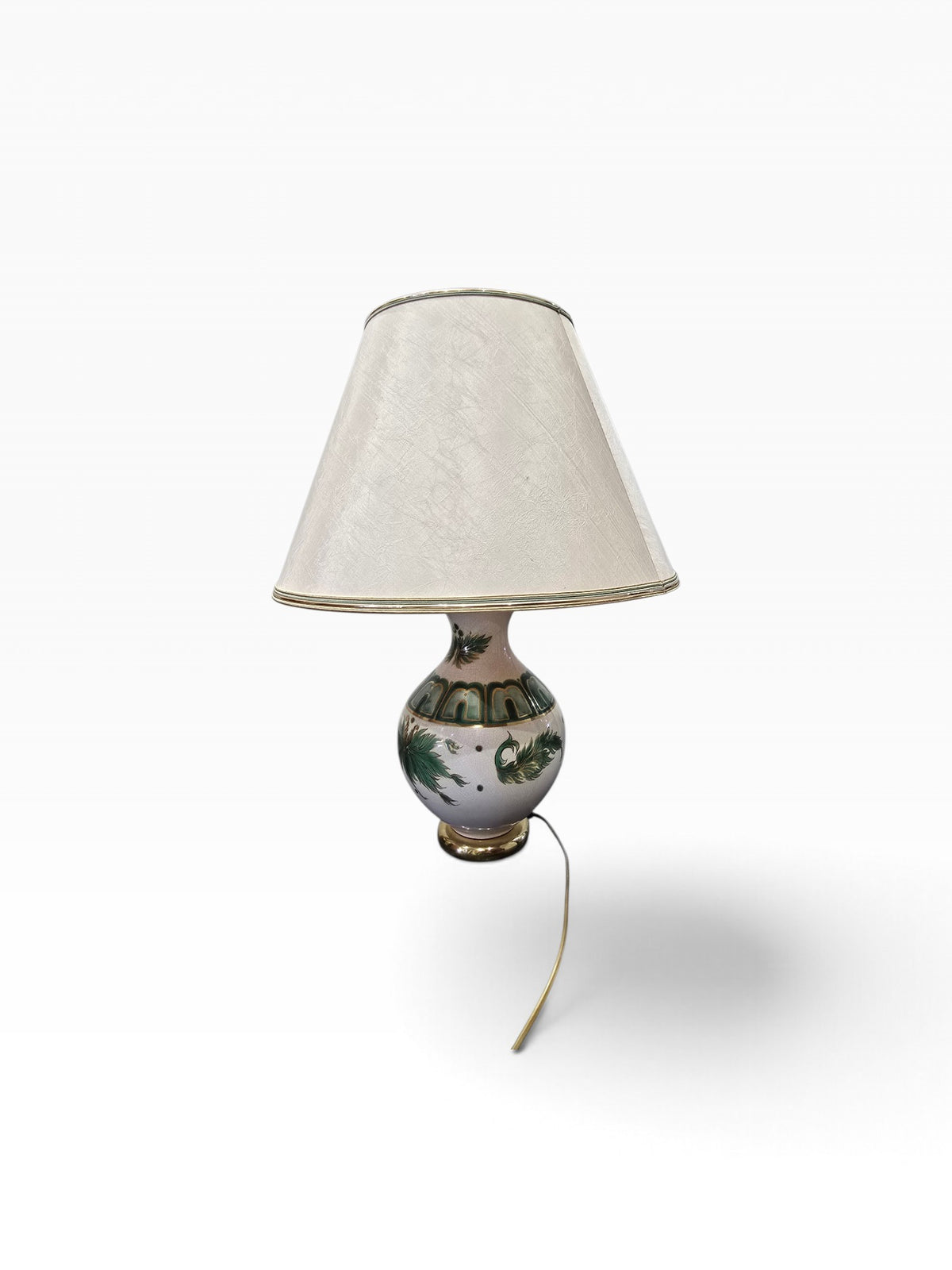 Grande lampe vintage Louis Drimmer en céramique émaillée – années 70/80