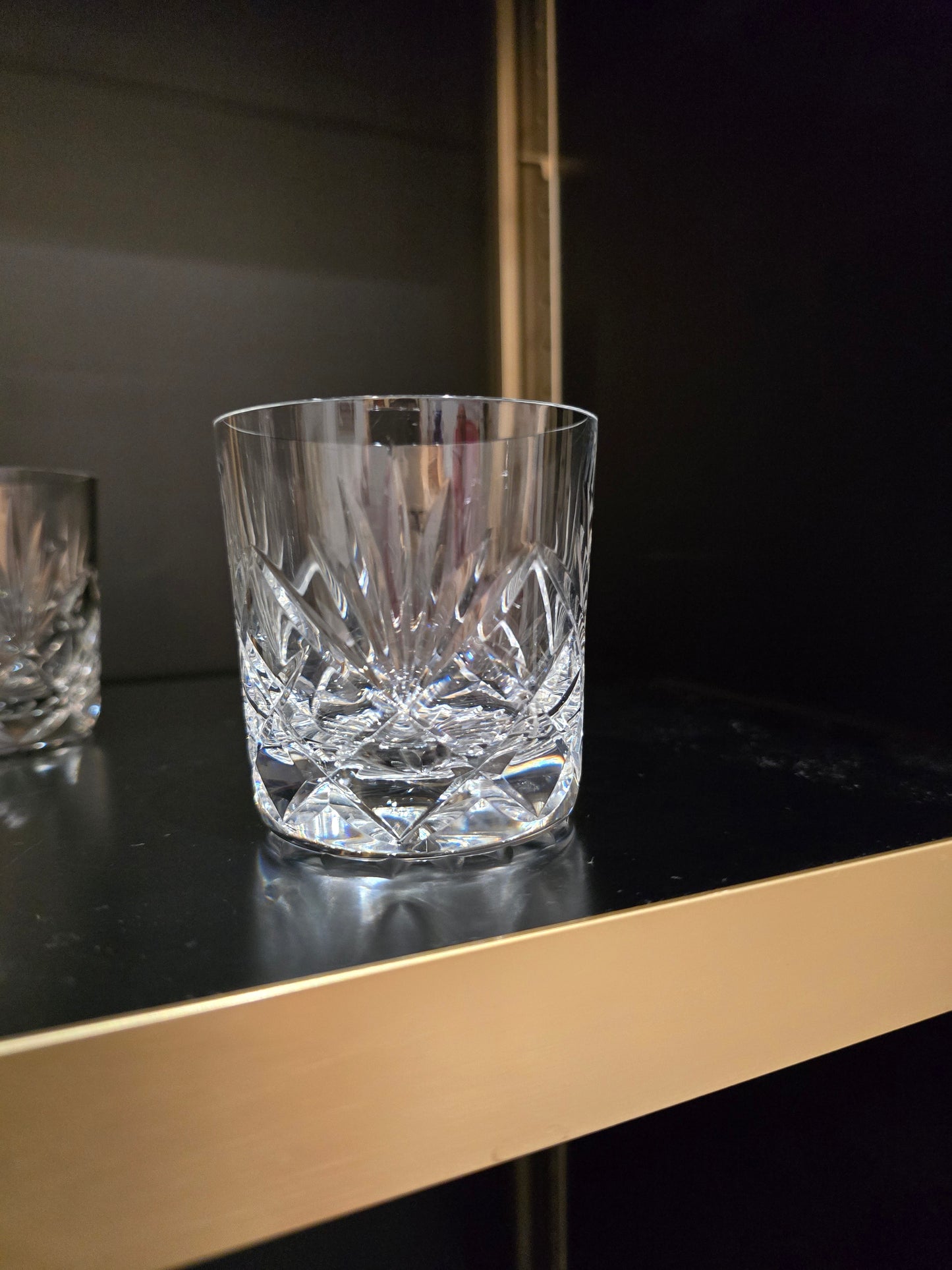 Service à whisky – carafe et 4 verres en cristal