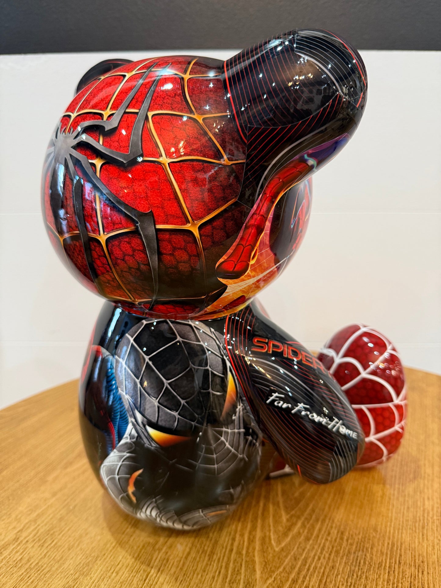 Teddy Bear Spider-Man /Venom – Édition limitée 7/26 – Résine covering – 35 cm