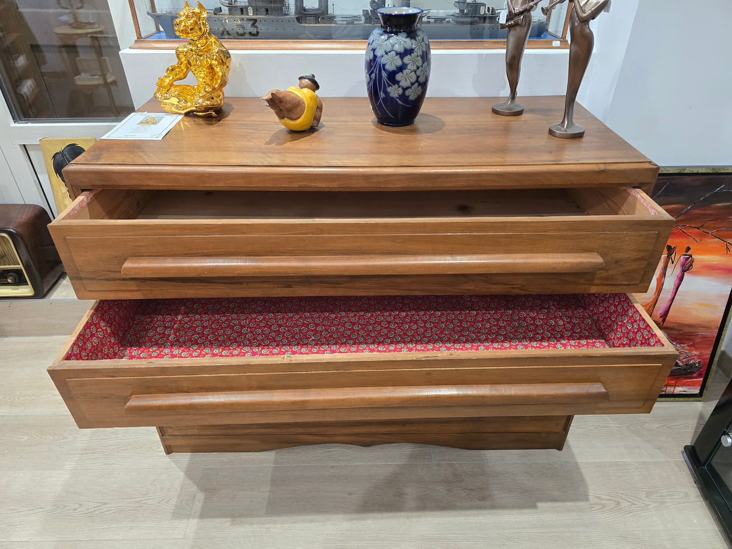 Commode 4 Tiroirs en Noyer