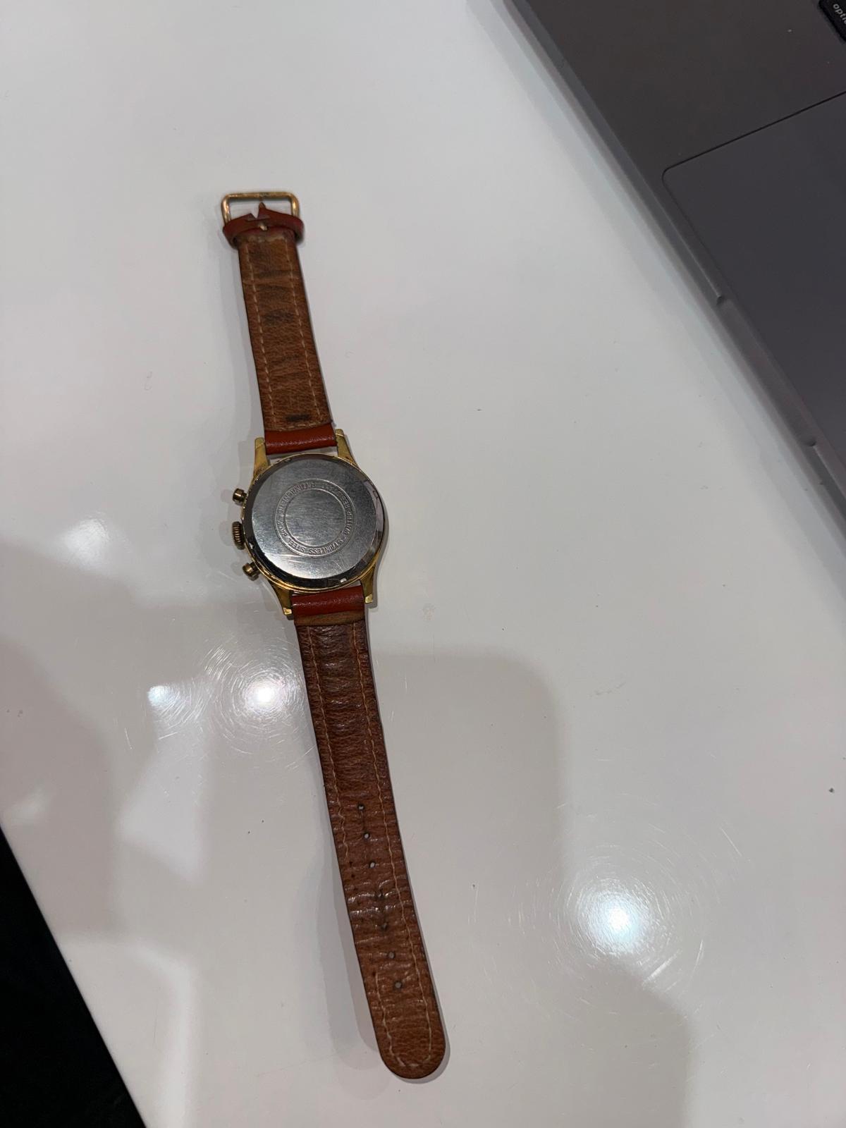 Montre Chronographe Vintage Elgé – 17 Jewels – Incabloc – Calibre Suisse