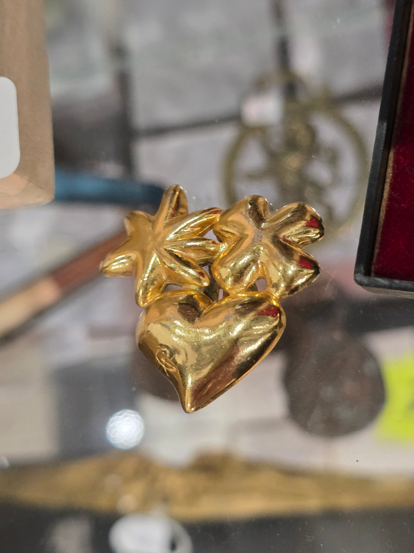 Boucles d’oreilles clip vintage Christian Lacroix