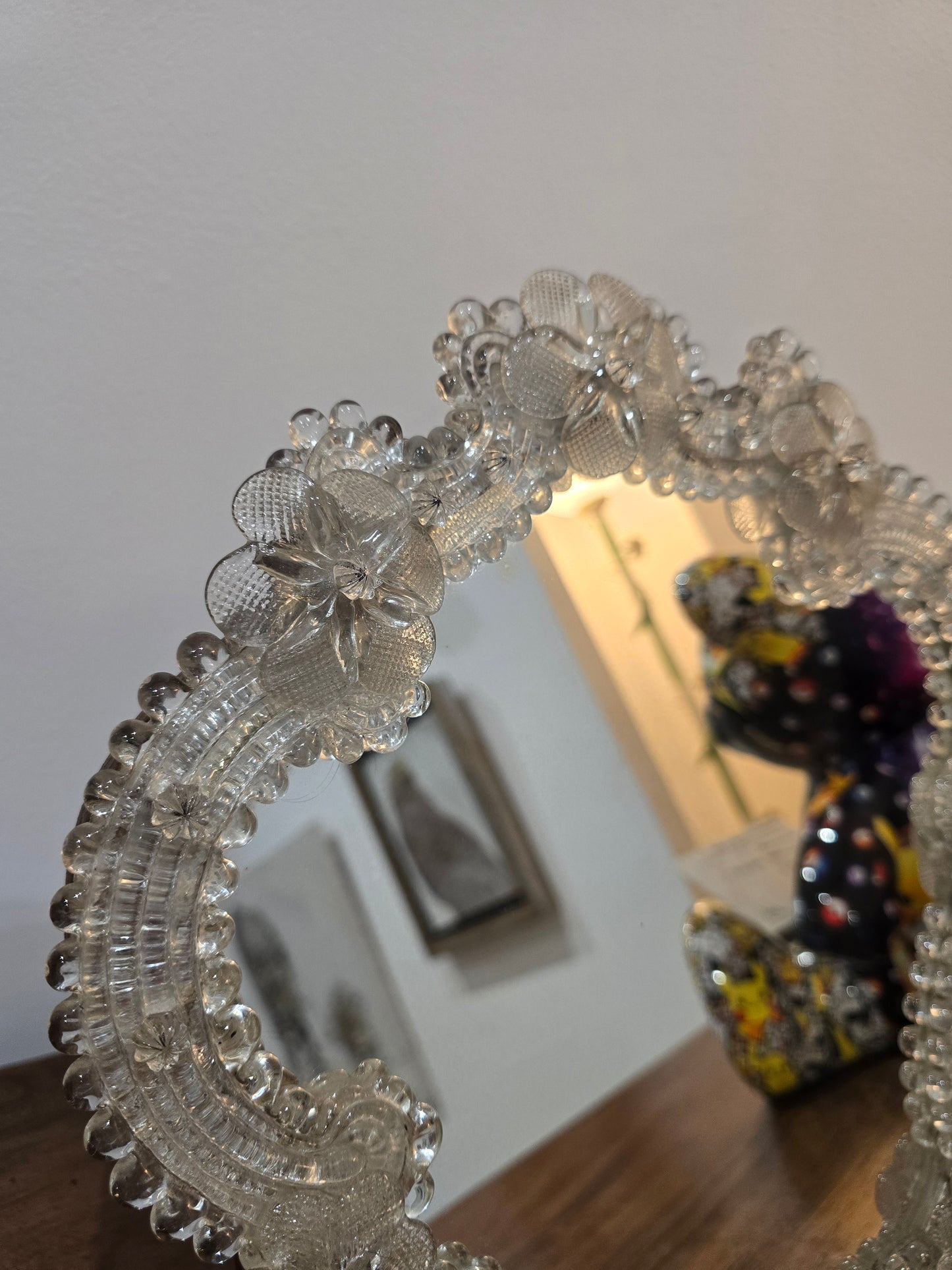 Miroir Vénitien en Verre – 35 x 30 cm