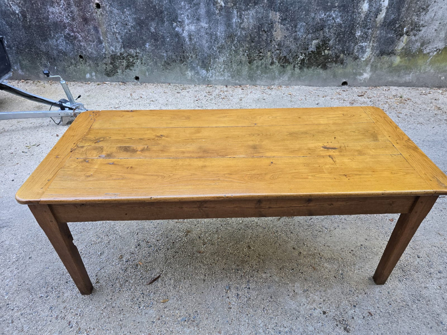 Table de ferme ancienne en orme