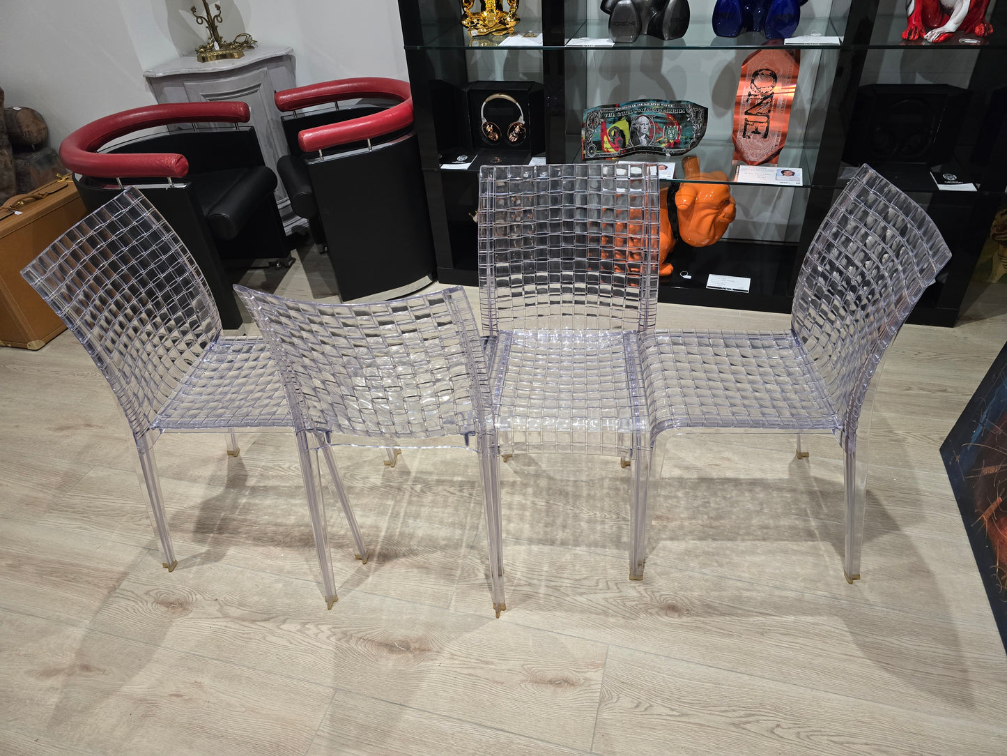 4 Chaise Kartell “Ami Ami” – Design Tokujin Yoshioka – Polycarbonate Transparent