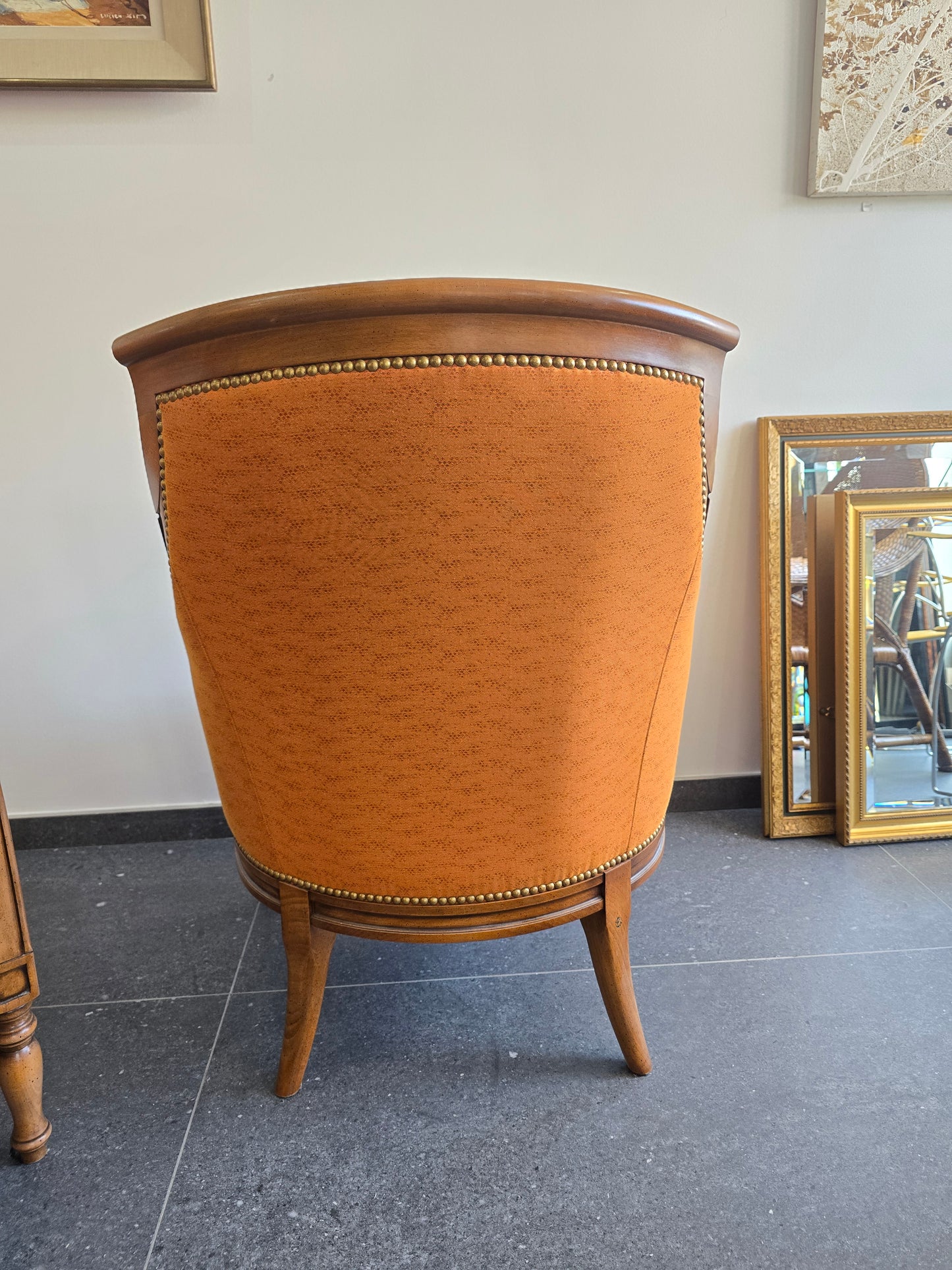 Paire de fauteuils bergères de grande qualité – Manufacture SE