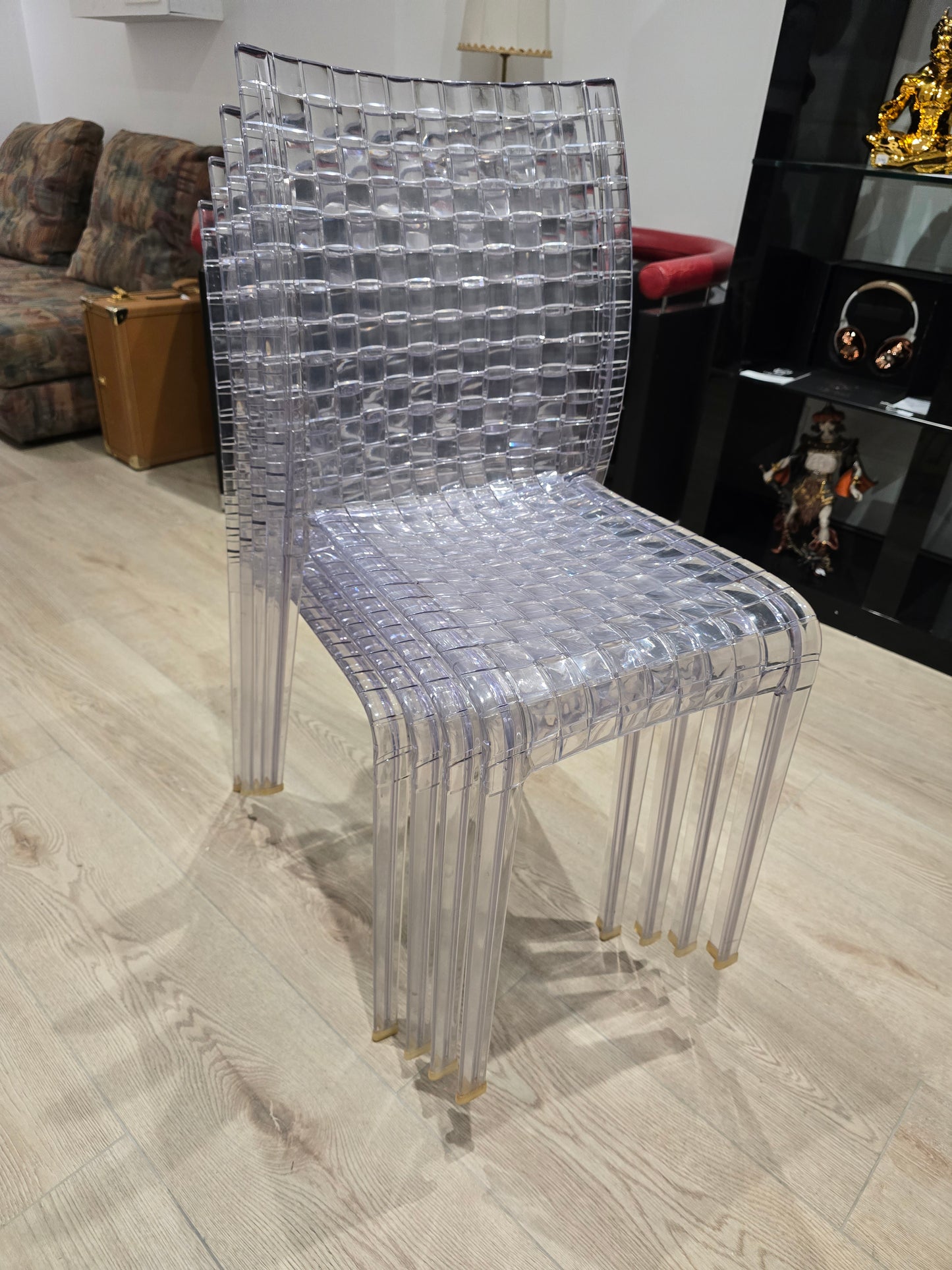 4 Chaise Kartell “Ami Ami” – Design Tokujin Yoshioka – Polycarbonate Transparent