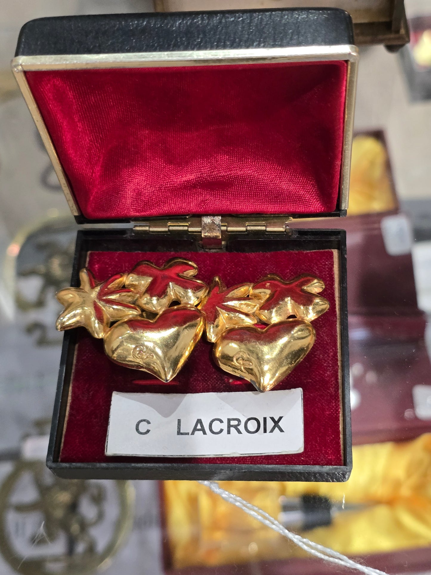 Boucles d’oreilles clip vintage Christian Lacroix