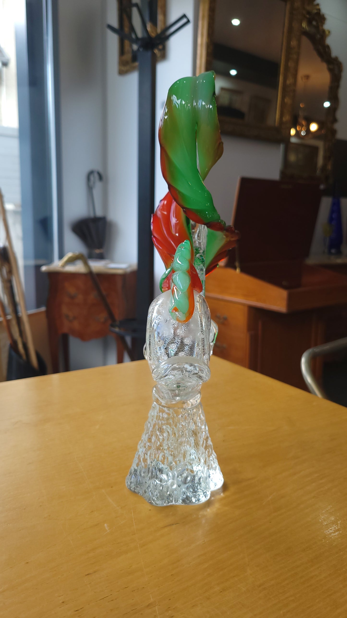 Dauphin en verre soufflé