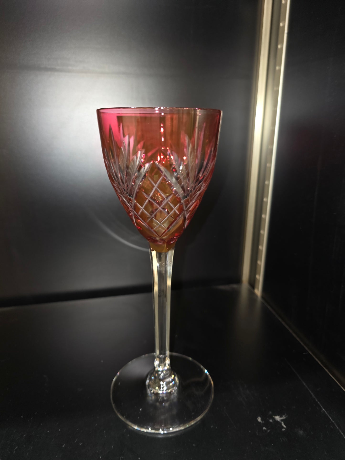 12 coupes / verres colorés Saint-Louis modèle Chantilly