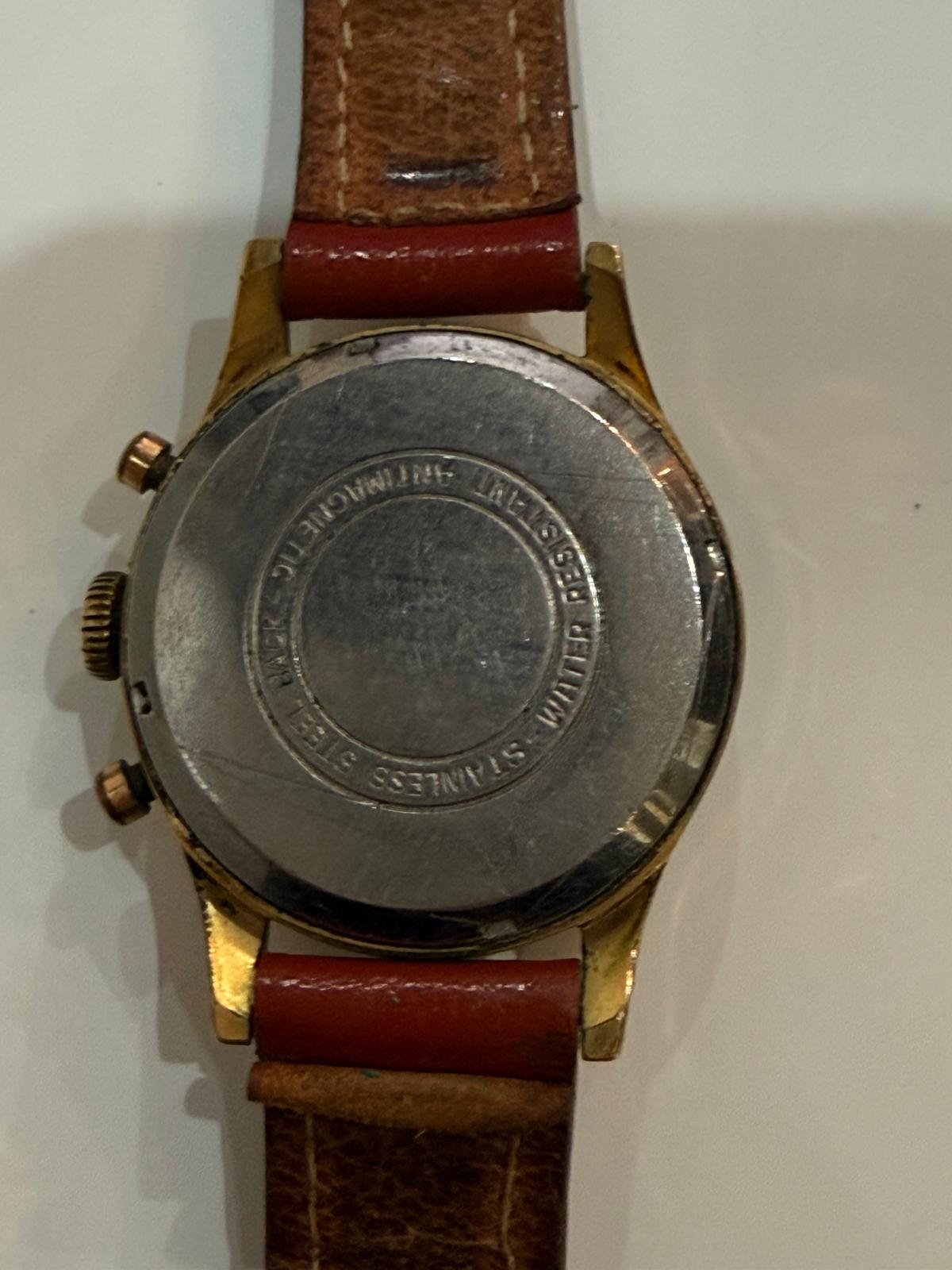 Montre Chronographe Vintage Elgé – 17 Jewels – Incabloc – Calibre Suisse